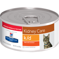 Hill's prescription diet k/d Kidney Care with Chicken Feline 貓用腎臟處方(雞肉) 罐頭 5.5oz X24